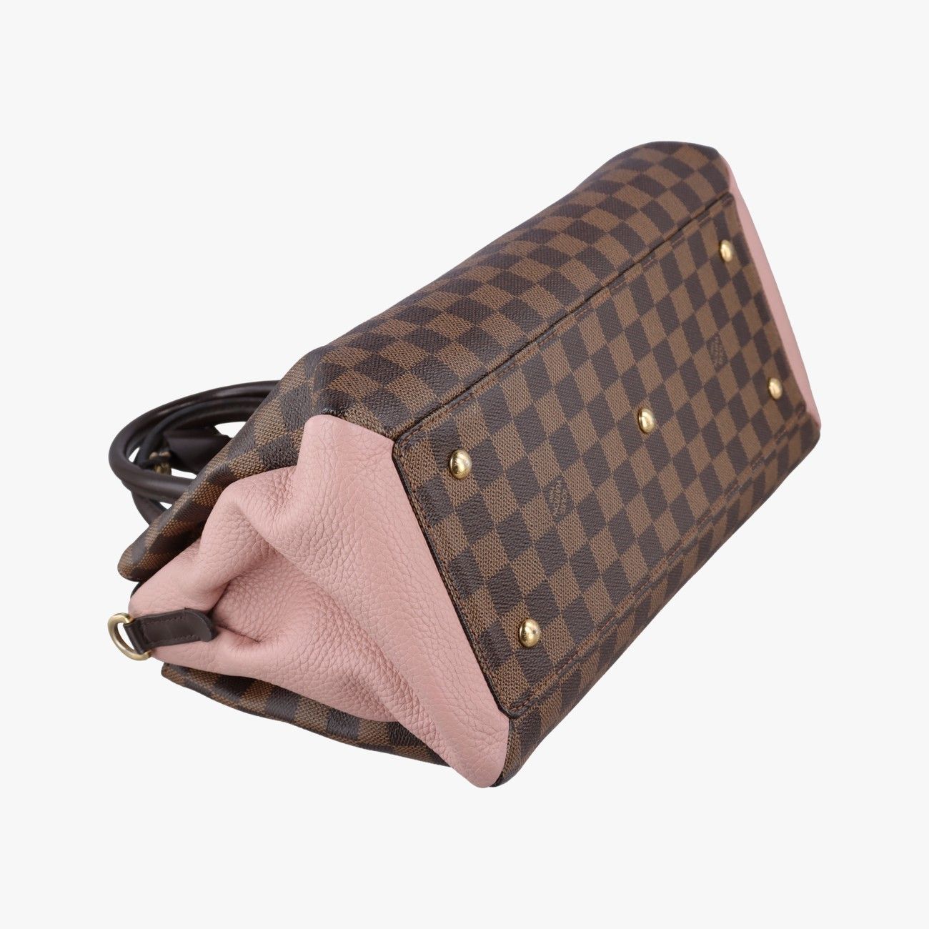 Louis Vuitton Normandy Ebene Magnolia Damier Canvas Taurillon Leather — view 7
