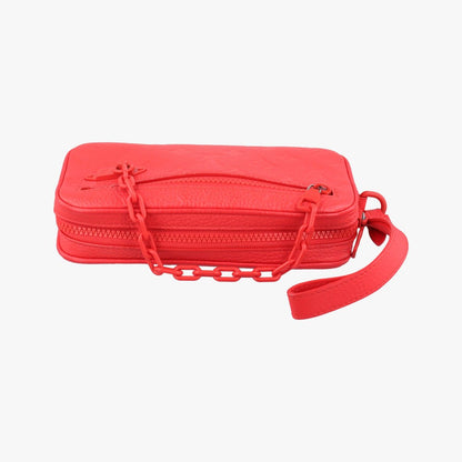 Louis Vuitton Pochette Volga Red Monogram Empreinte Pouch — view 8