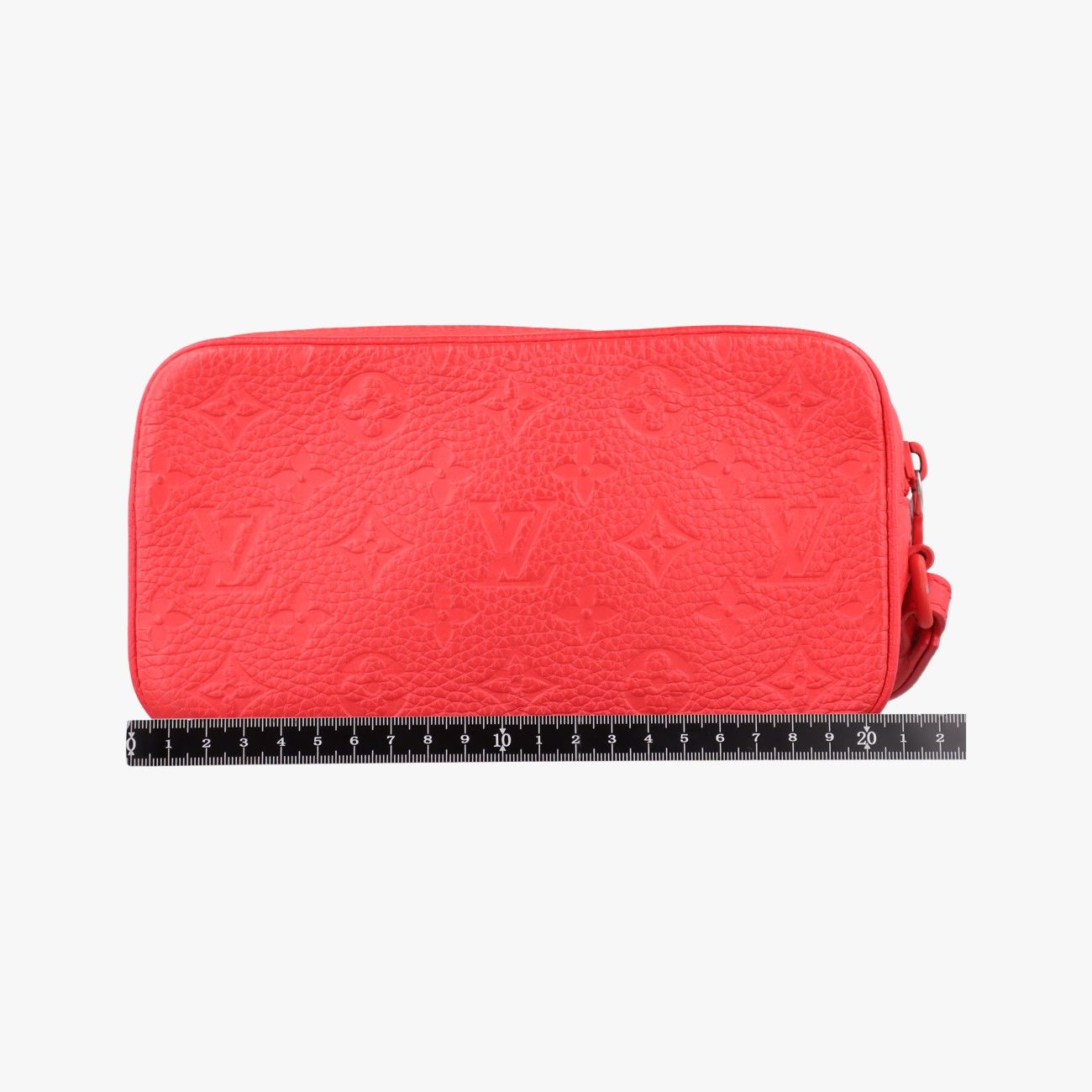 Louis Vuitton Pochette Volga Red Monogram Empreinte Pouch — view 2