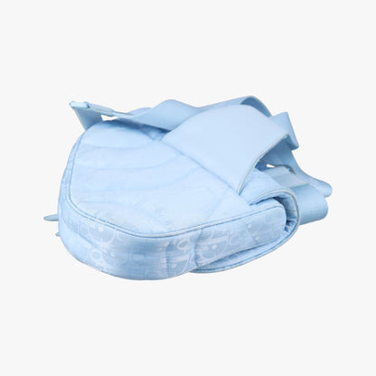 Dior Erl Collaboration Saddle Blue Fabric Shoulder Bag — view 6