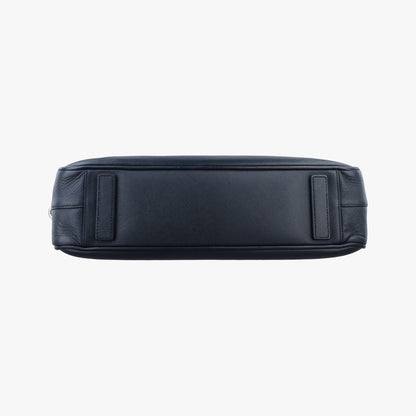 Prada Business Briefcase Navy Saffiano Leather 7 a — view 3