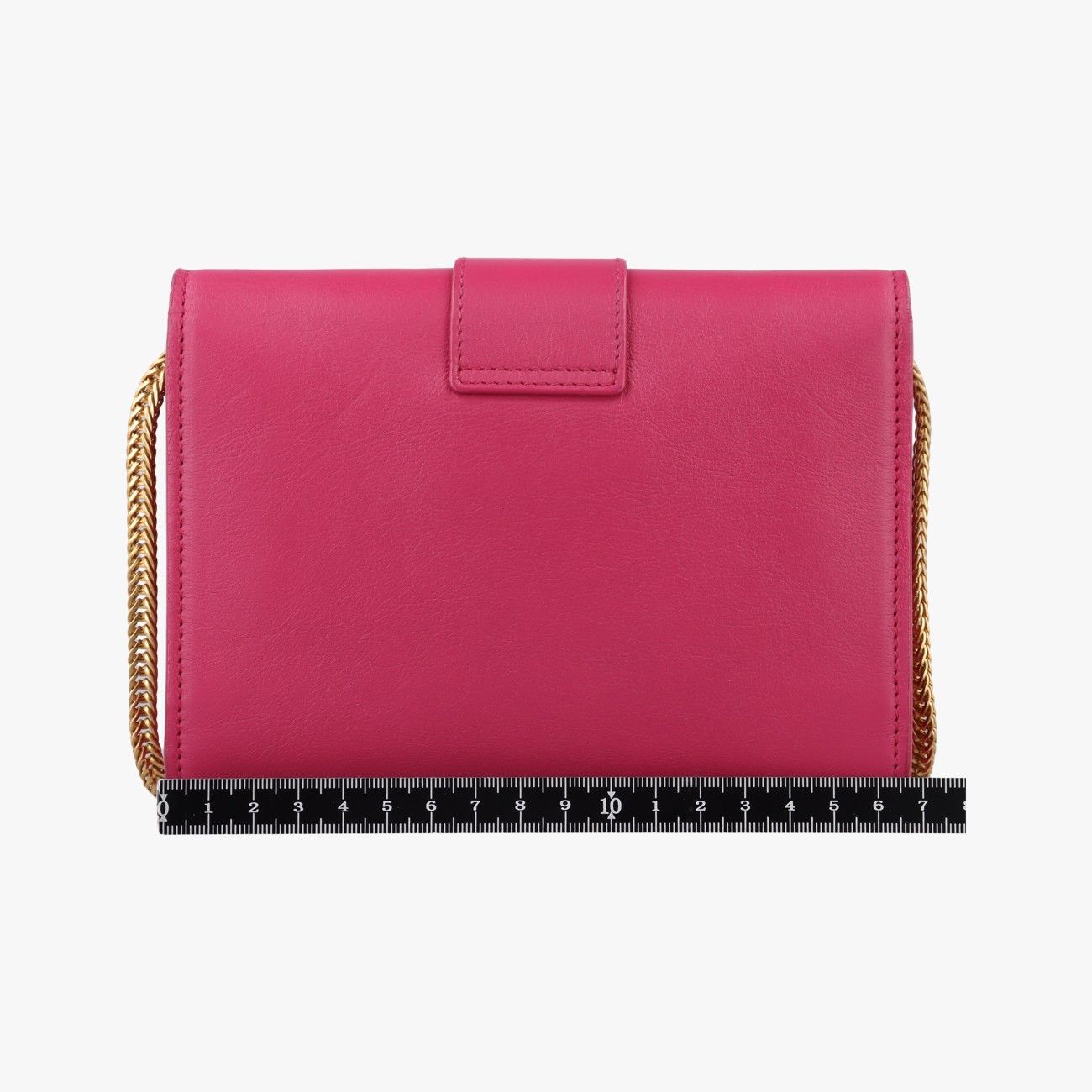 Saint Laurent Yves Laurenty Line Rose Red Leather — view 2