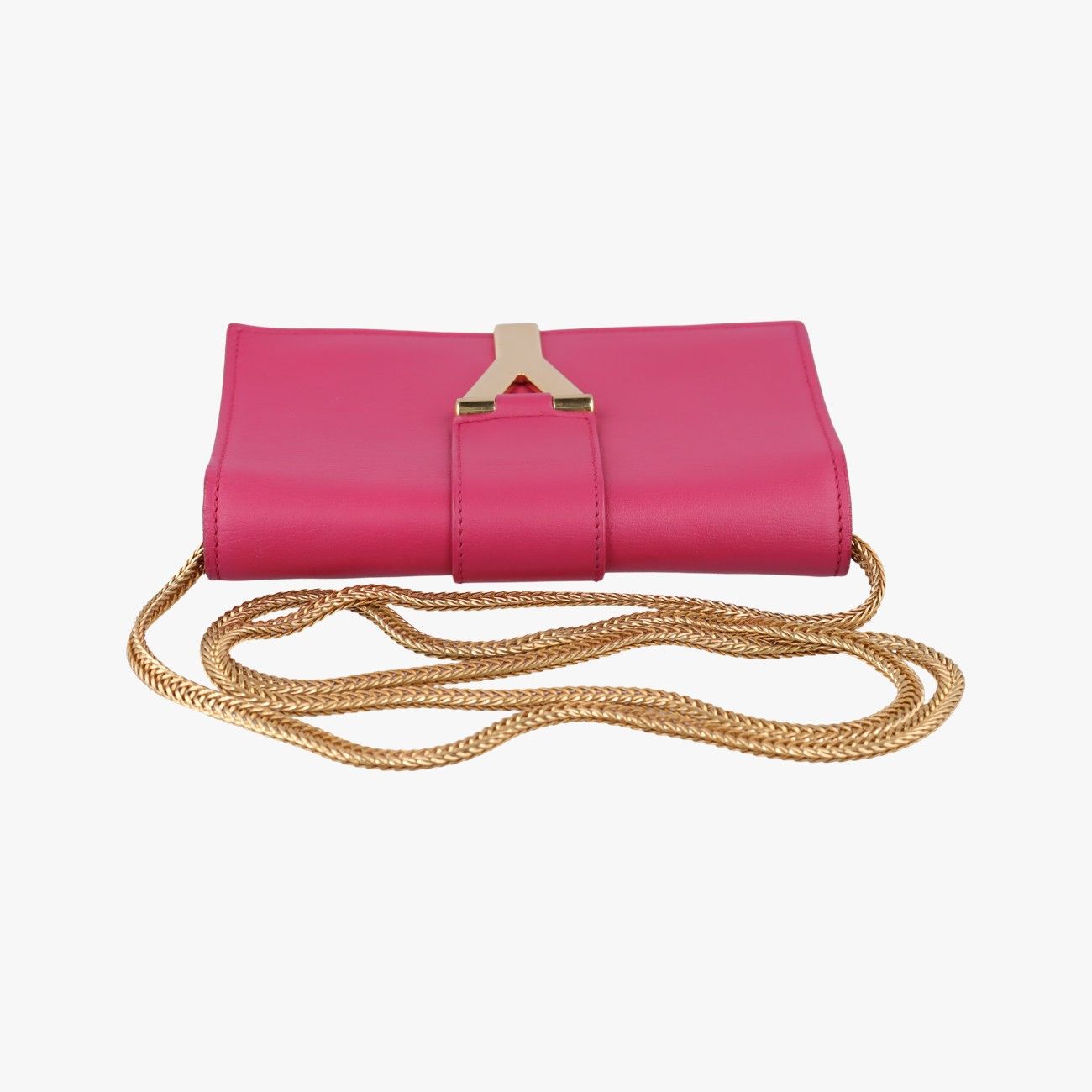 Saint Laurent Yves Laurenty Line Rose Red Leather — view 8