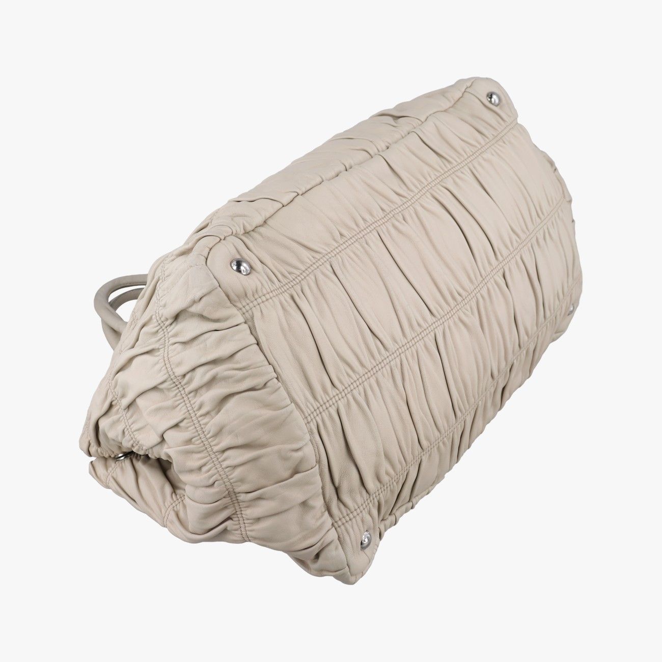 Prada Gather Beige Nappa Leather — view 5