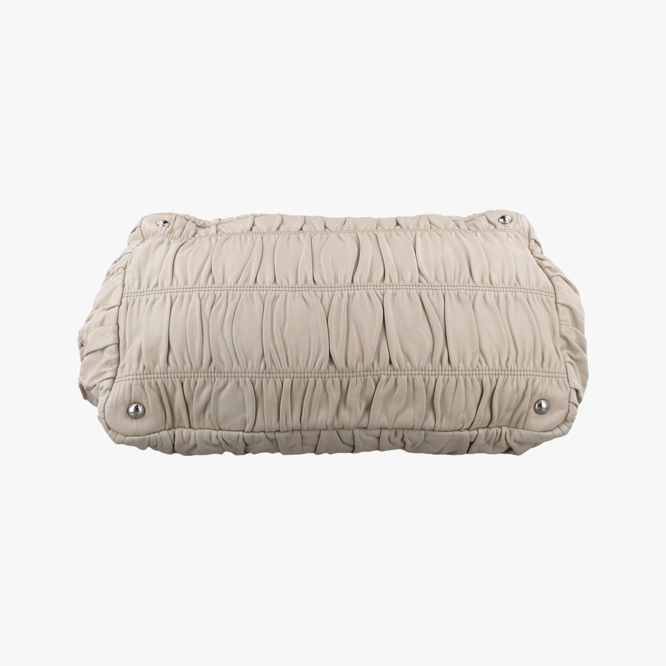 Prada Gather Beige Nappa Leather — view 3