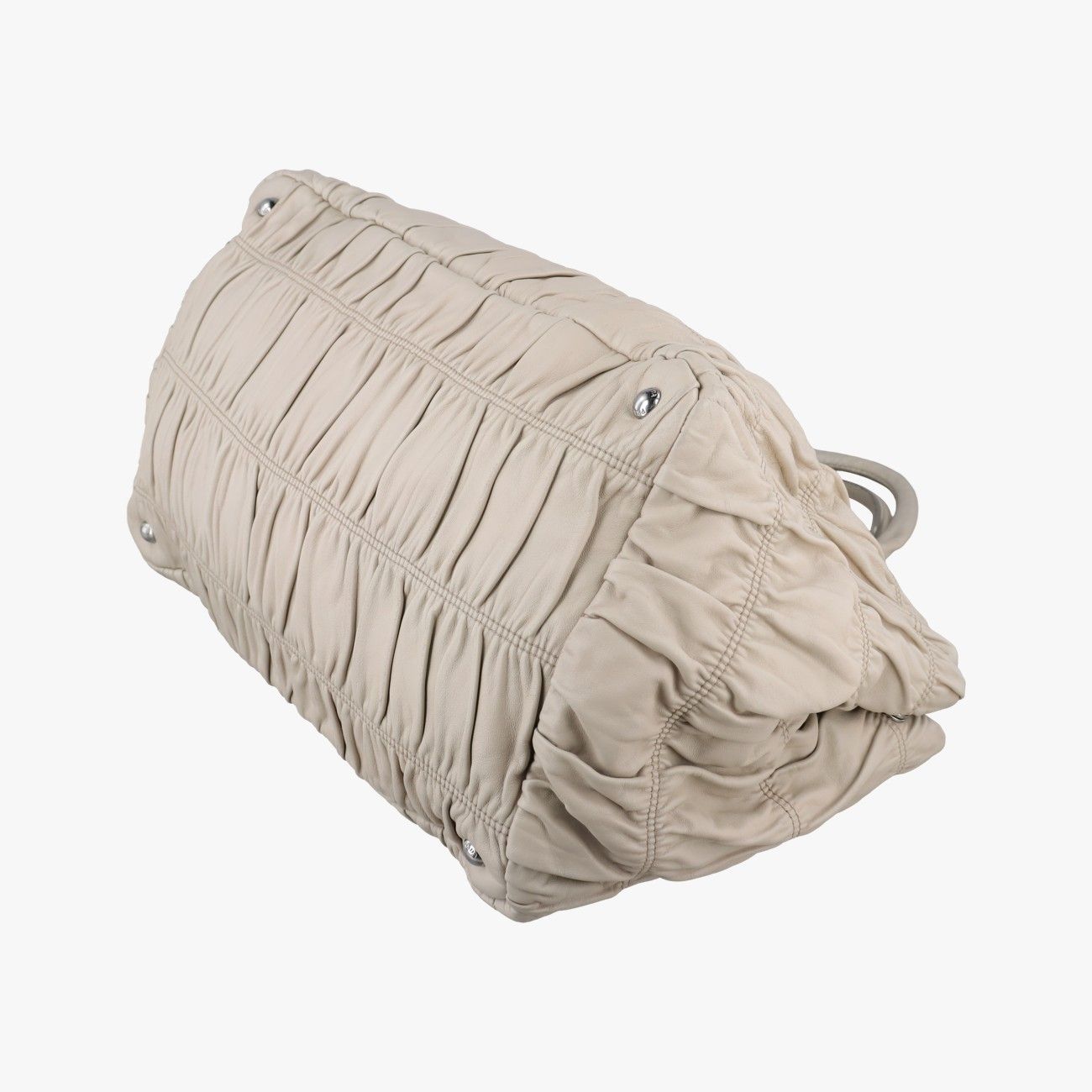 Prada Gather Beige Nappa Leather — view 4