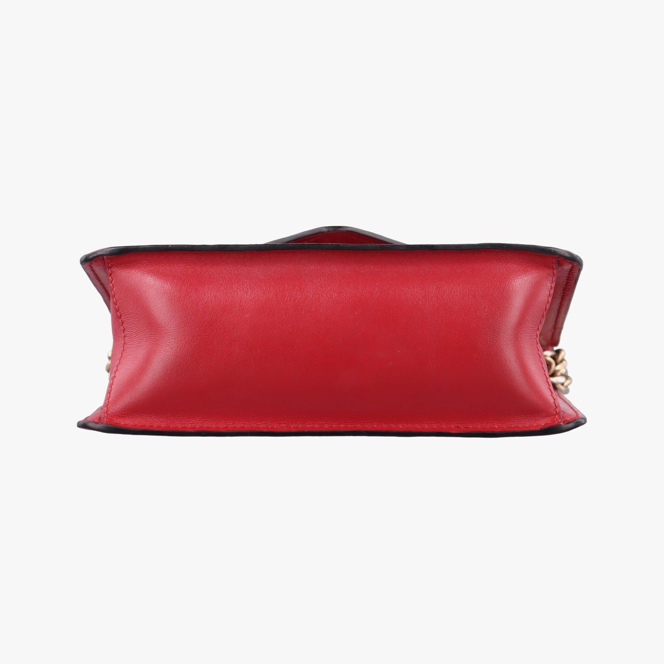 Prada Triangle Logo Red Saffiano Leather 25 — view 3