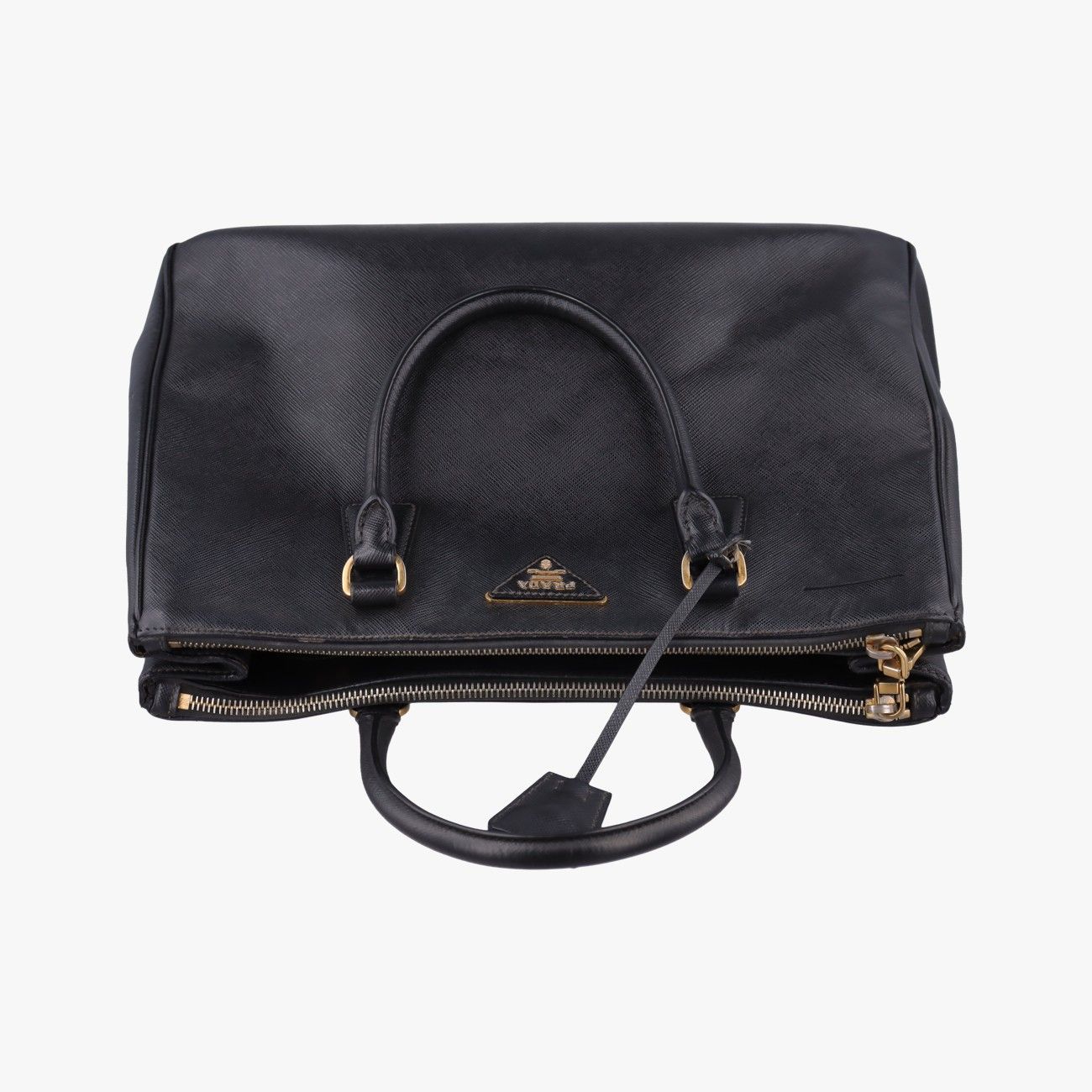 Prada Galleria Black Saffiano Leather 7 a — view 8