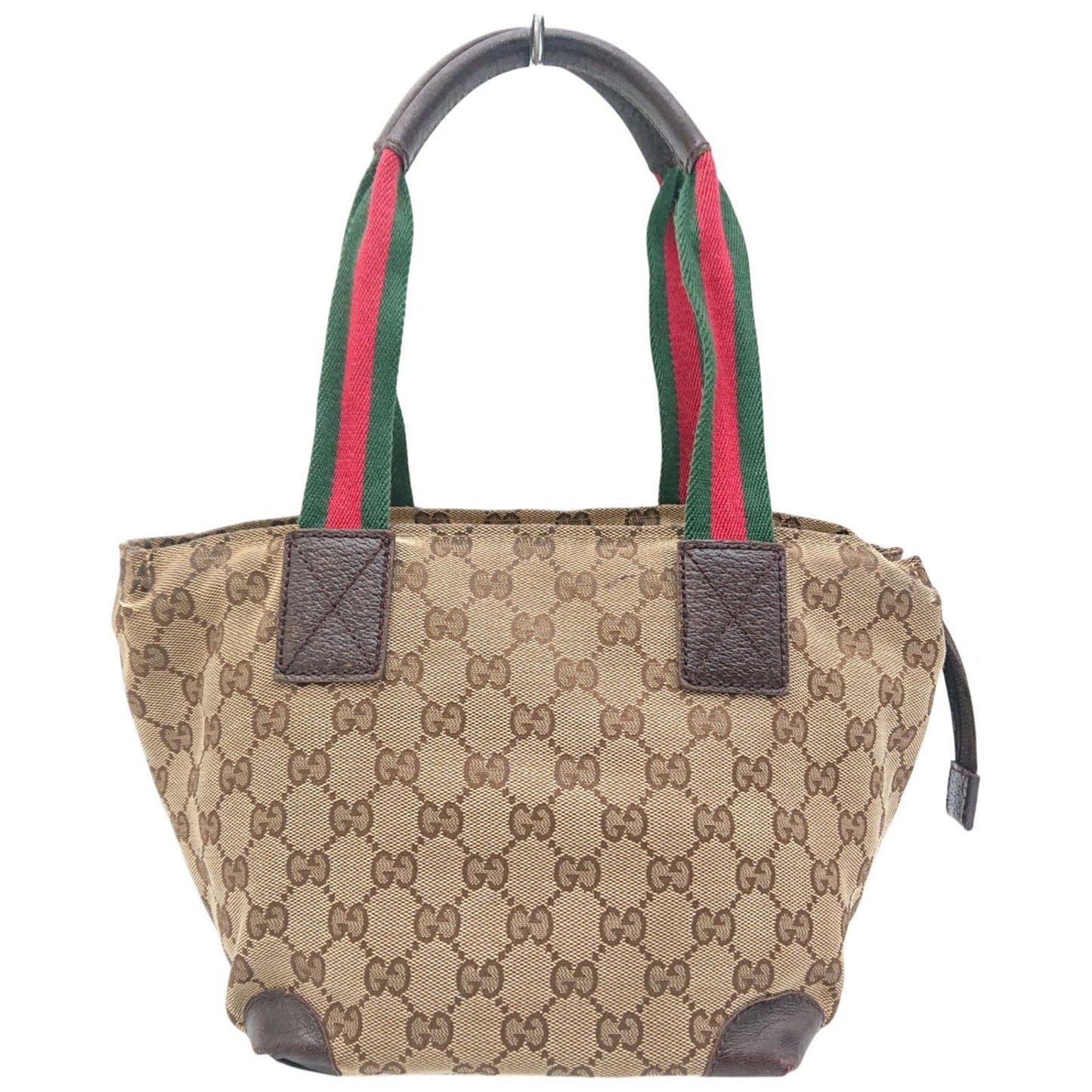 Gucci GG Canvas Sherry Line Tote Bag Beige Brown — view 2