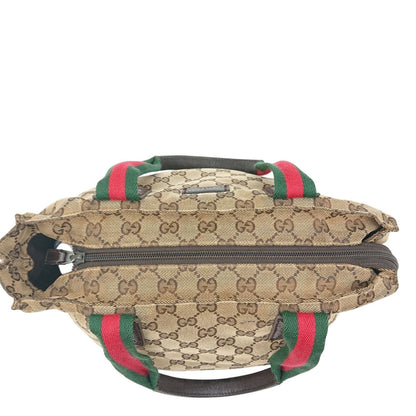 Gucci GG Canvas Sherry Line Tote Bag Beige Brown — view 5