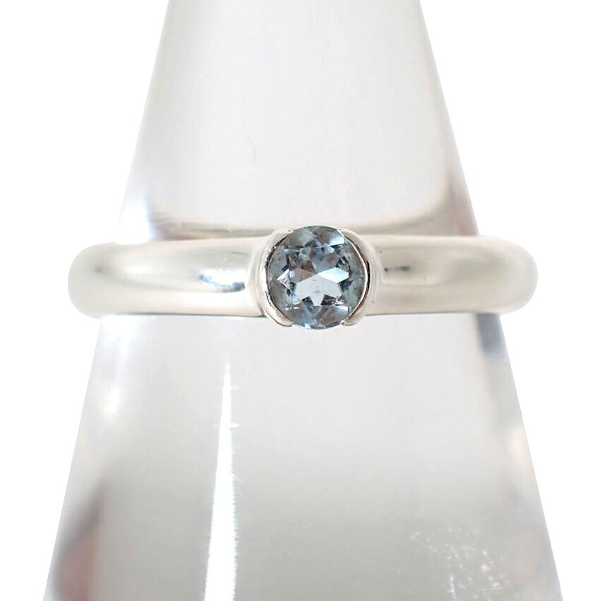 Tiffany & Co 925 Aquamarine Ring
