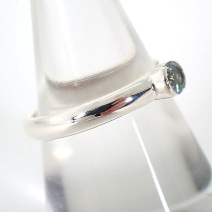 Tiffany & Co 925 Aquamarine Ring — view 2