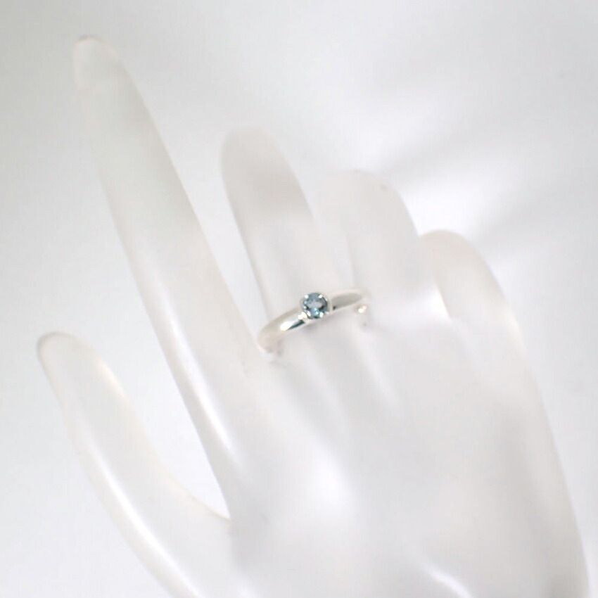 Tiffany & Co 925 Aquamarine Ring — view 4