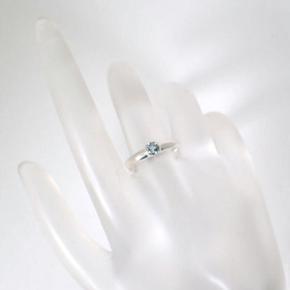 Tiffany & Co 925 Aquamarine Ring — view 4
