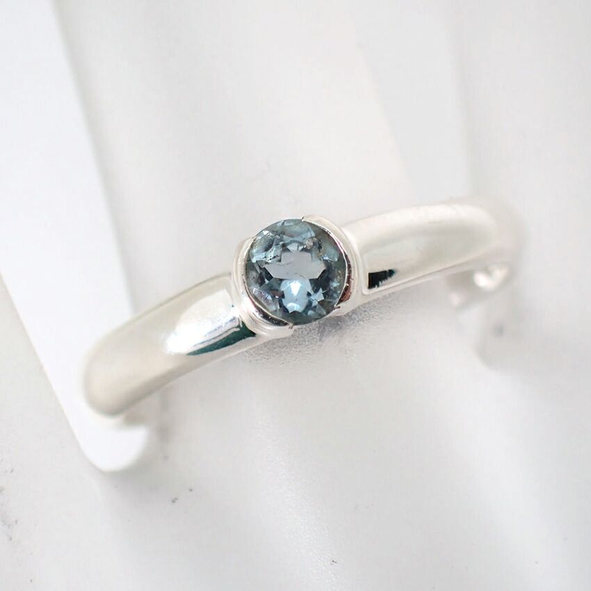 Tiffany & Co 925 Aquamarine Ring — view 5