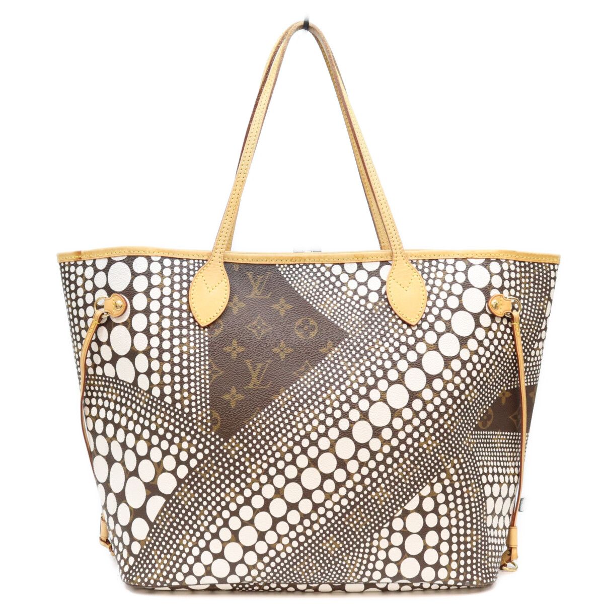 Louis Vuitton Yayoi Kusama Monogram Wave Neverfull MM Tote Bag