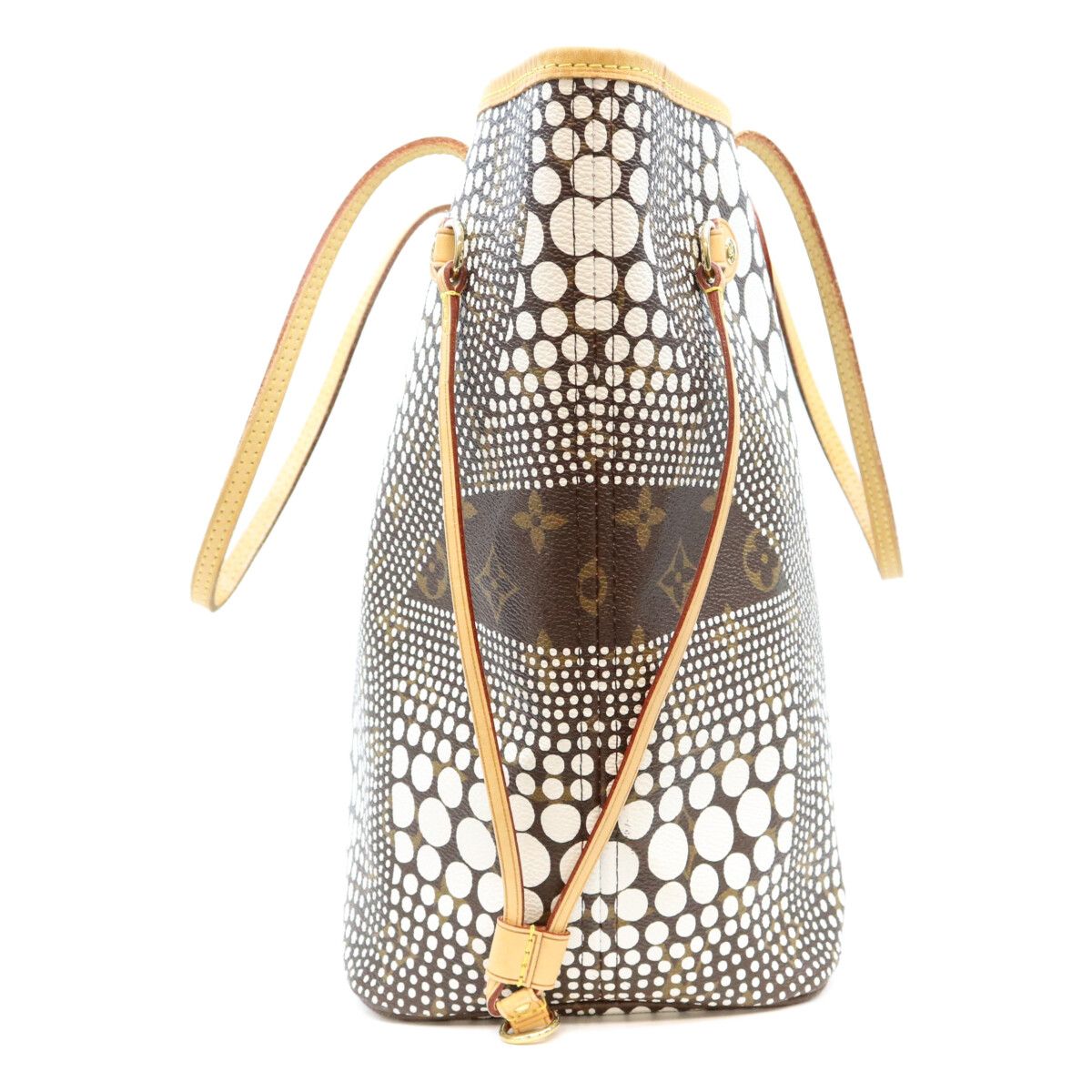 Louis Vuitton Yayoi Kusama Monogram Wave Neverfull MM Tote Bag — view 2