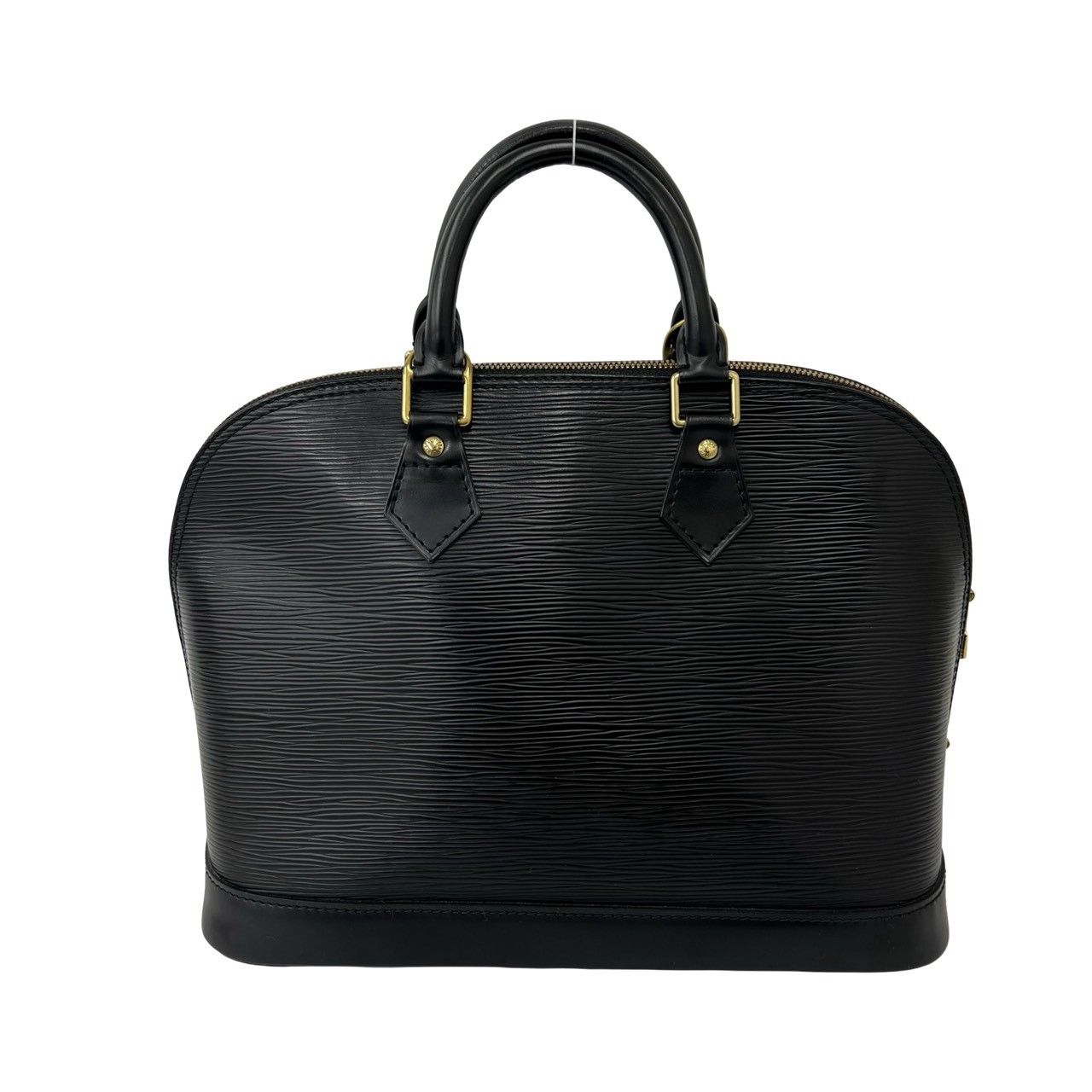Louis Vuitton Vintage Alma Epi Leather Boston Bag Black Noir — view 3
