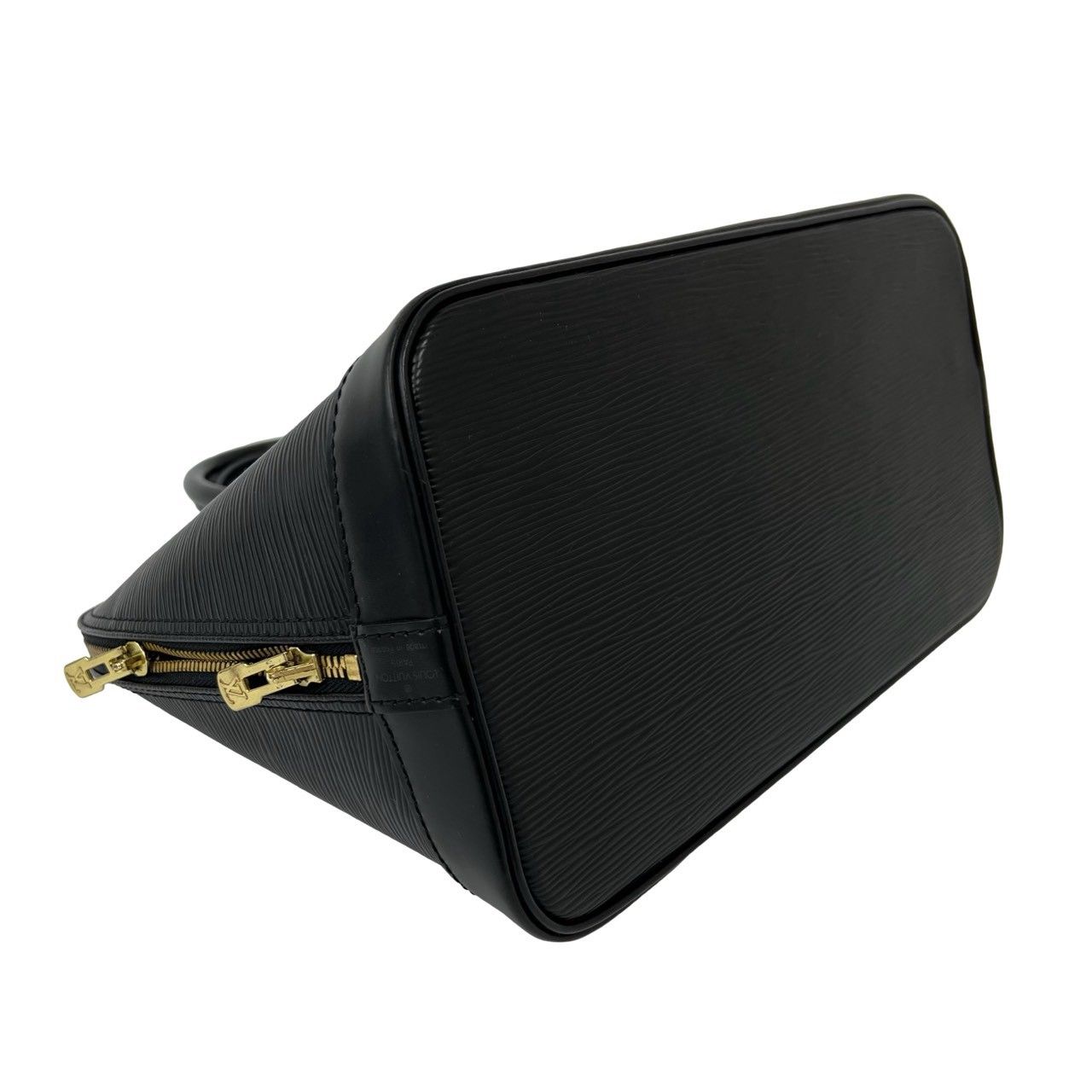 Louis Vuitton Vintage Alma Epi Leather Boston Bag Black Noir — view 7