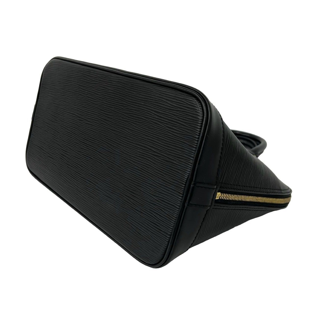 Louis Vuitton Vintage Alma Epi Leather Boston Bag Black Noir — view 8