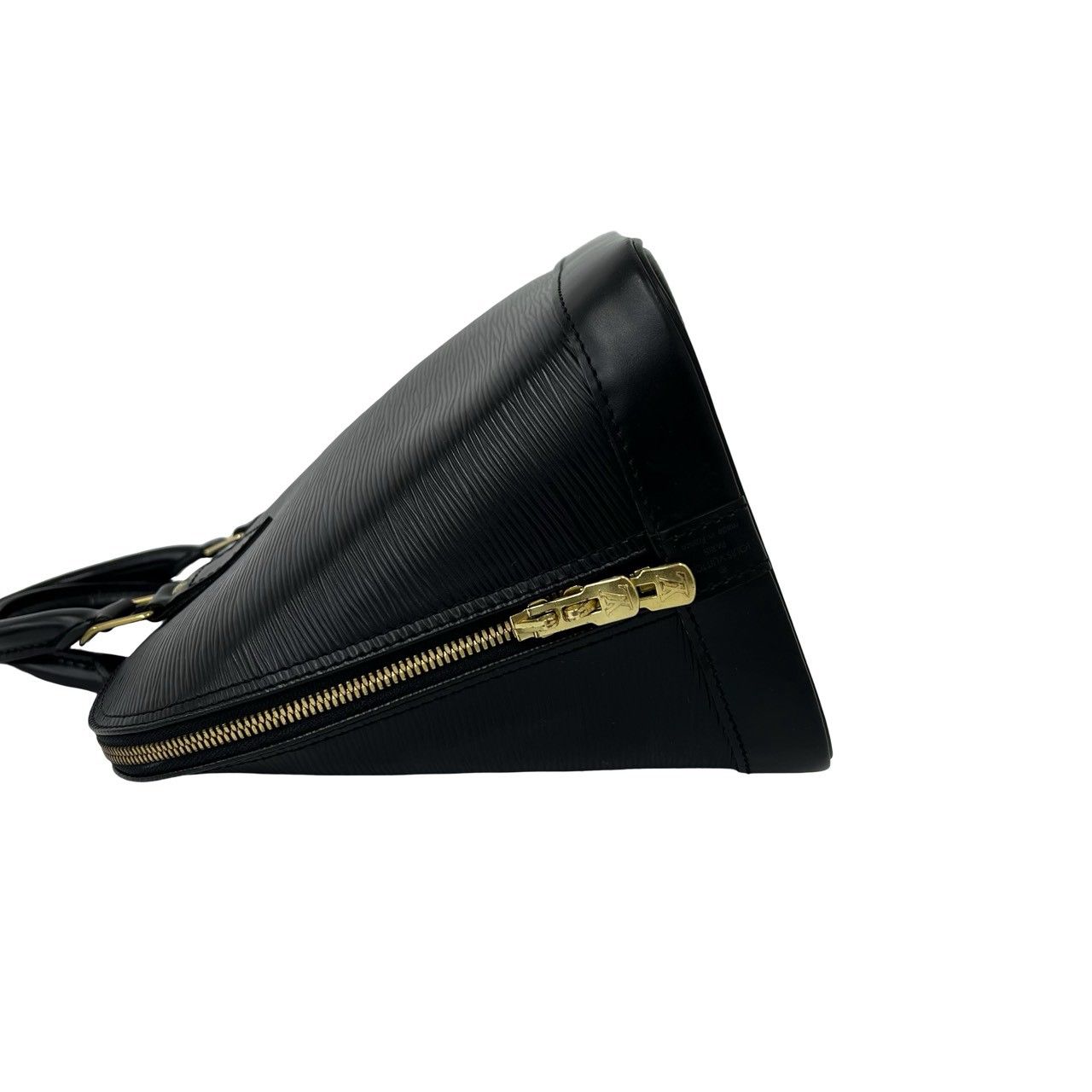 Louis Vuitton Vintage Alma Epi Leather Boston Bag Black Noir — view 5