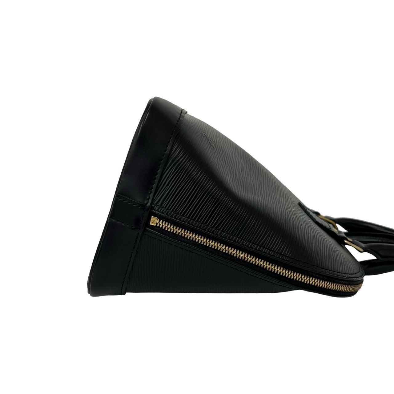 Louis Vuitton Vintage Alma Epi Leather Boston Bag Black Noir — view 6