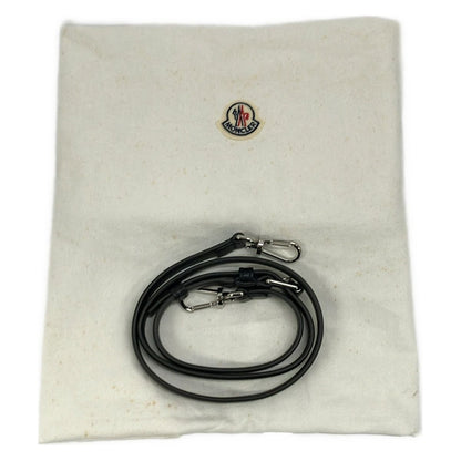 Moncler Backpack Black Tassel Drawstring Leather — view 8