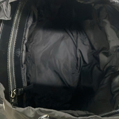 Moncler Backpack Black Tassel Drawstring Leather — view 7