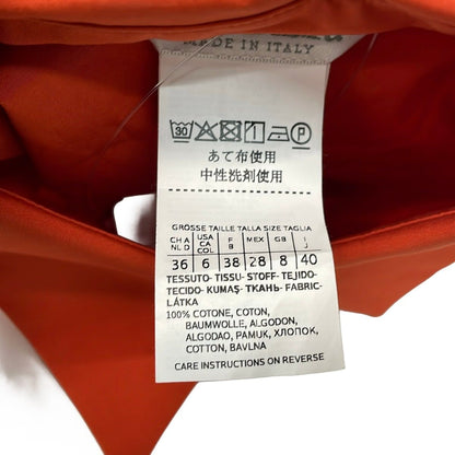 Max Mara Long Sleeve Shirt Blouse Orange — view 4