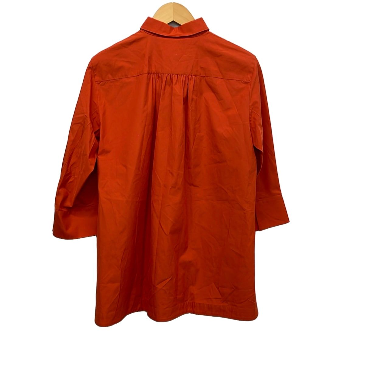 Max Mara Long Sleeve Shirt Blouse Orange — view 2