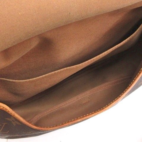 Louis Vuitton Monogram Saumur 30 Shoulder Bag Brown — view 8