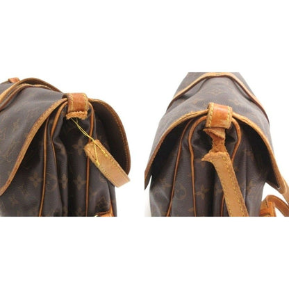 Louis Vuitton Monogram Saumur 30 Shoulder Bag Brown — view 4
