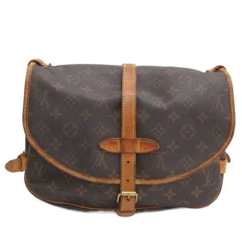 Louis Vuitton Monogram Saumur 30 Shoulder Bag Brown — view 3