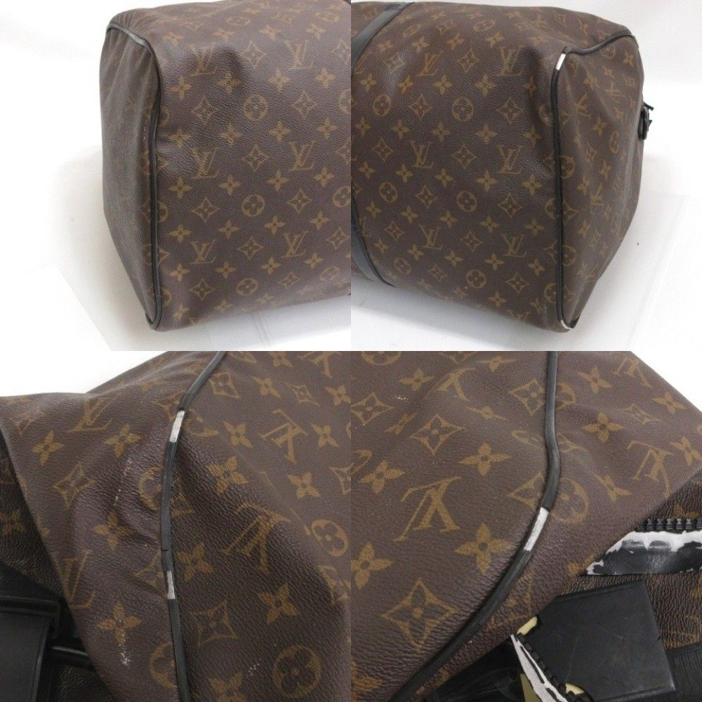 Louis Vuitton Monogram Waterproof Keepall 55 Boston Bag — view 5