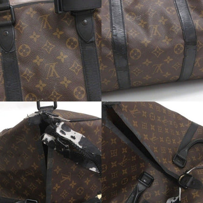 Louis Vuitton Monogram Waterproof Keepall 55 Boston Bag — view 6