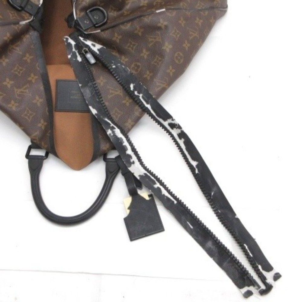 Louis Vuitton Monogram Waterproof Keepall 55 Boston Bag — view 7