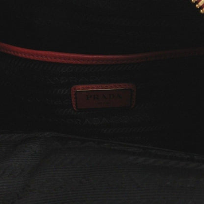 Prada Logo Leather Backpack — view 8