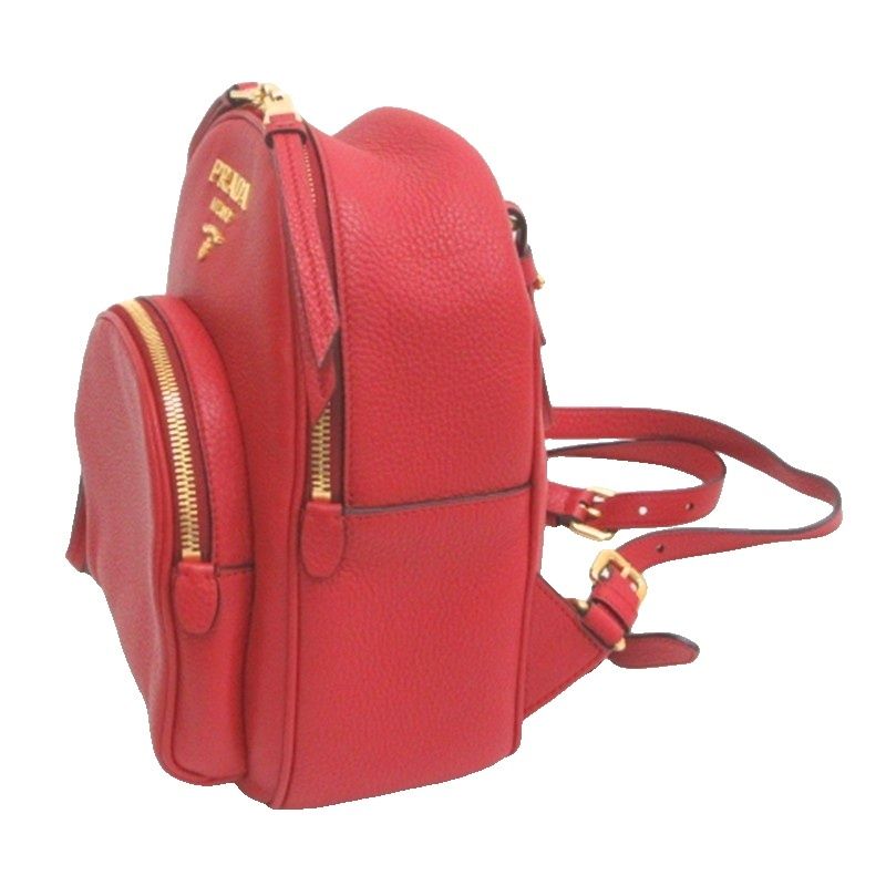Prada Logo Leather Backpack — view 2