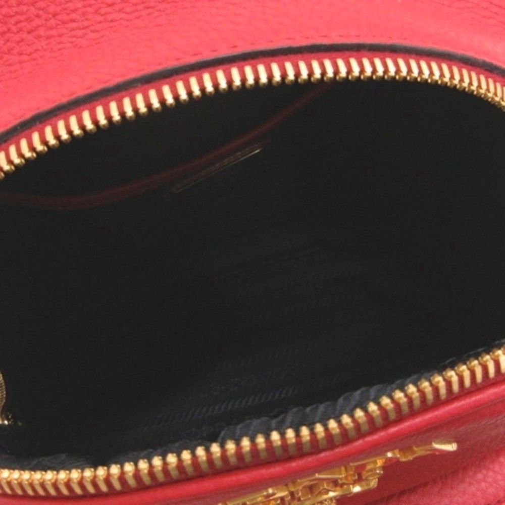 Prada Logo Leather Backpack — view 7