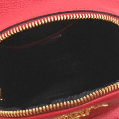 Prada Logo Leather Backpack — view 7