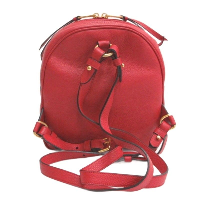 Prada Logo Leather Backpack — view 3