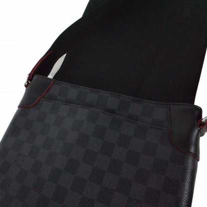 Louis Vuitton Damier Graphite District PM NM Shoulder Bag Black — view 4