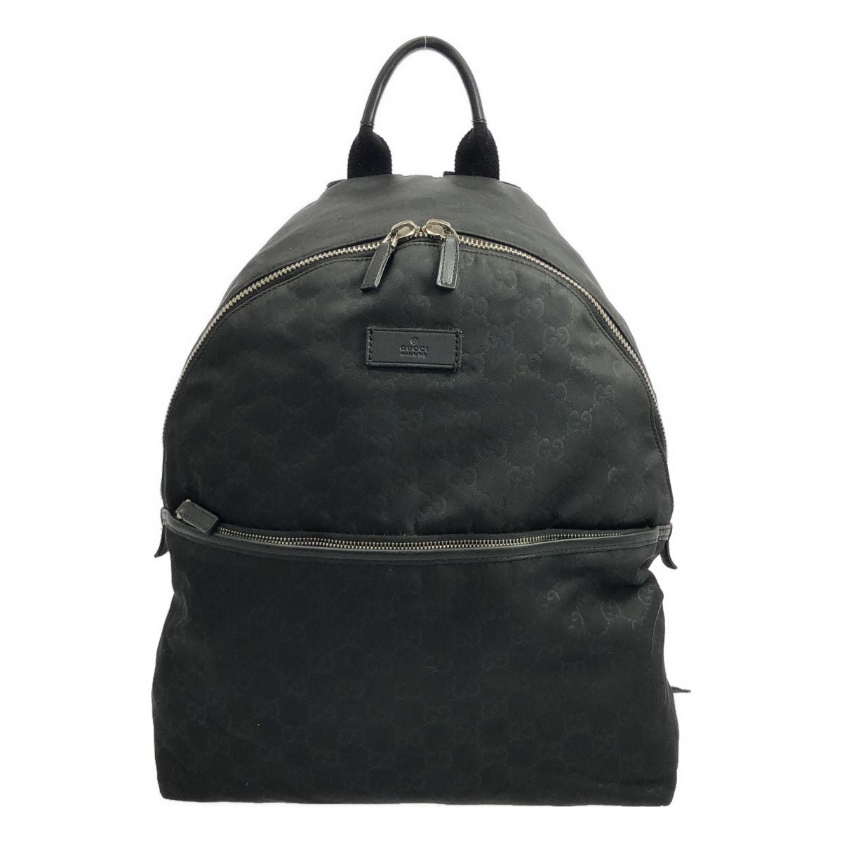 Gucci GG Monogram Nylon Backpack Black