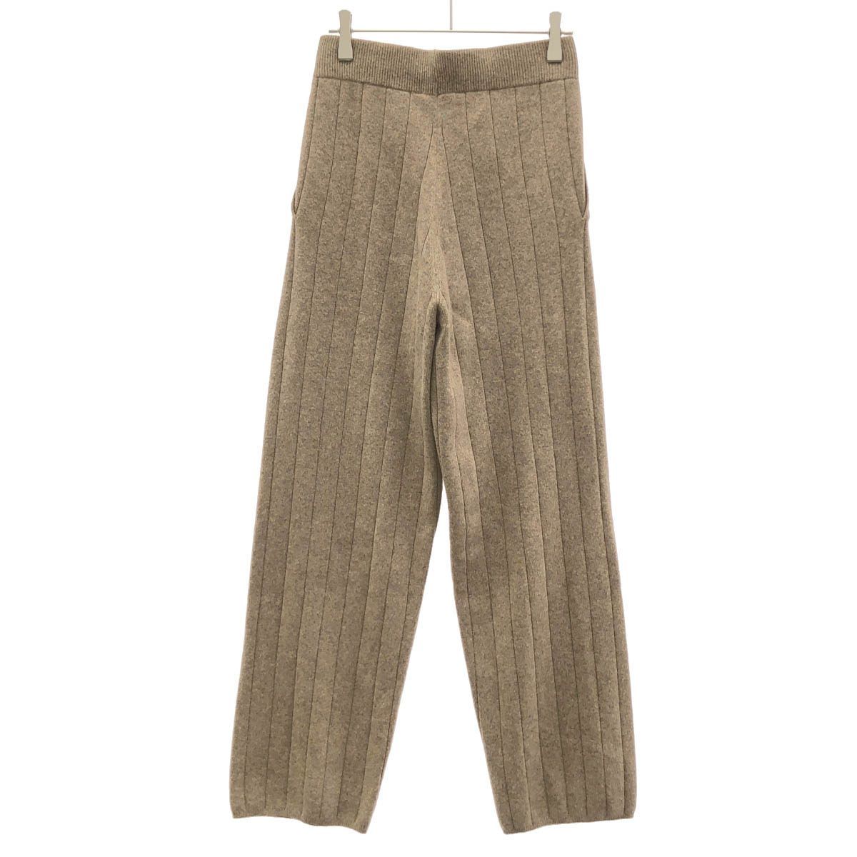 Max Mara Cashmere Knit Pants Brown XS — view 2