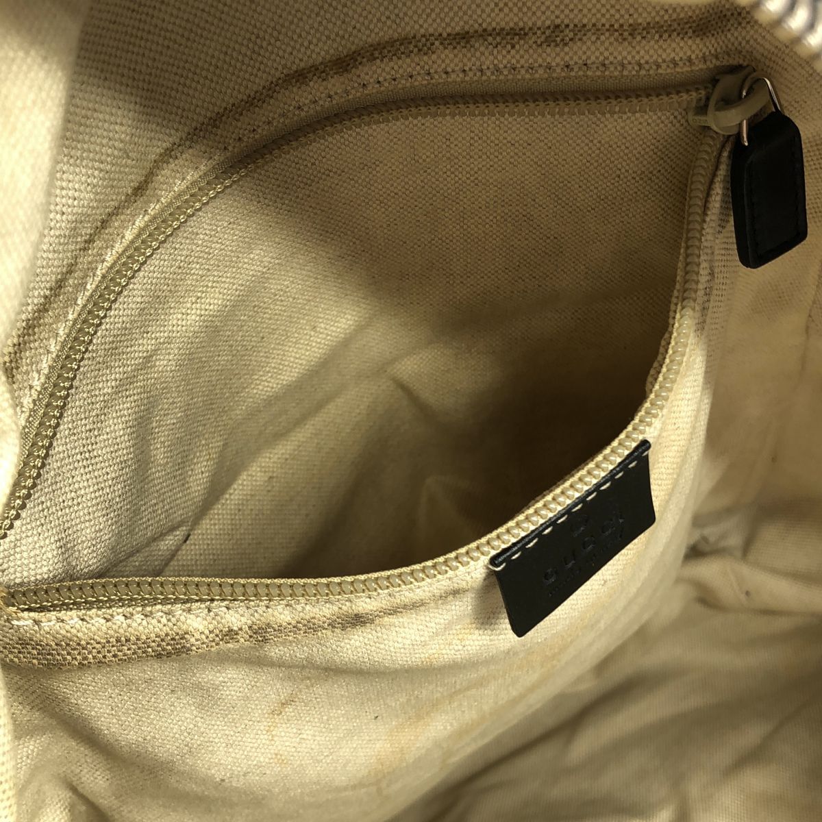 Gucci GG Monogram Nylon Backpack Black — view 7