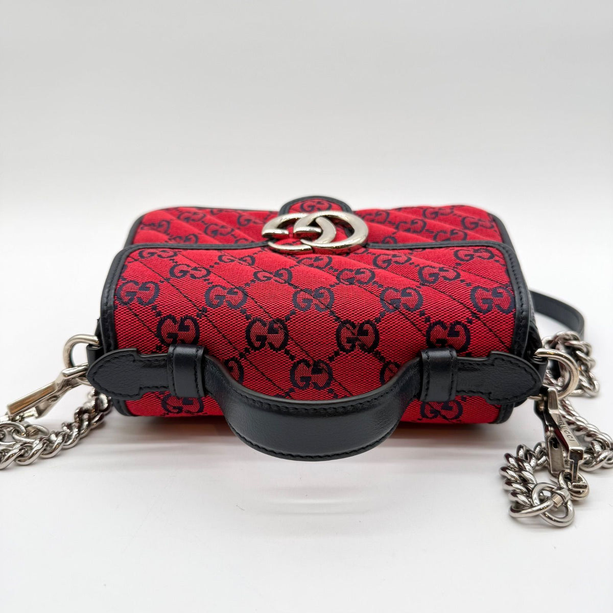 Gucci GG Marmont Canvas Top Handle — view 3