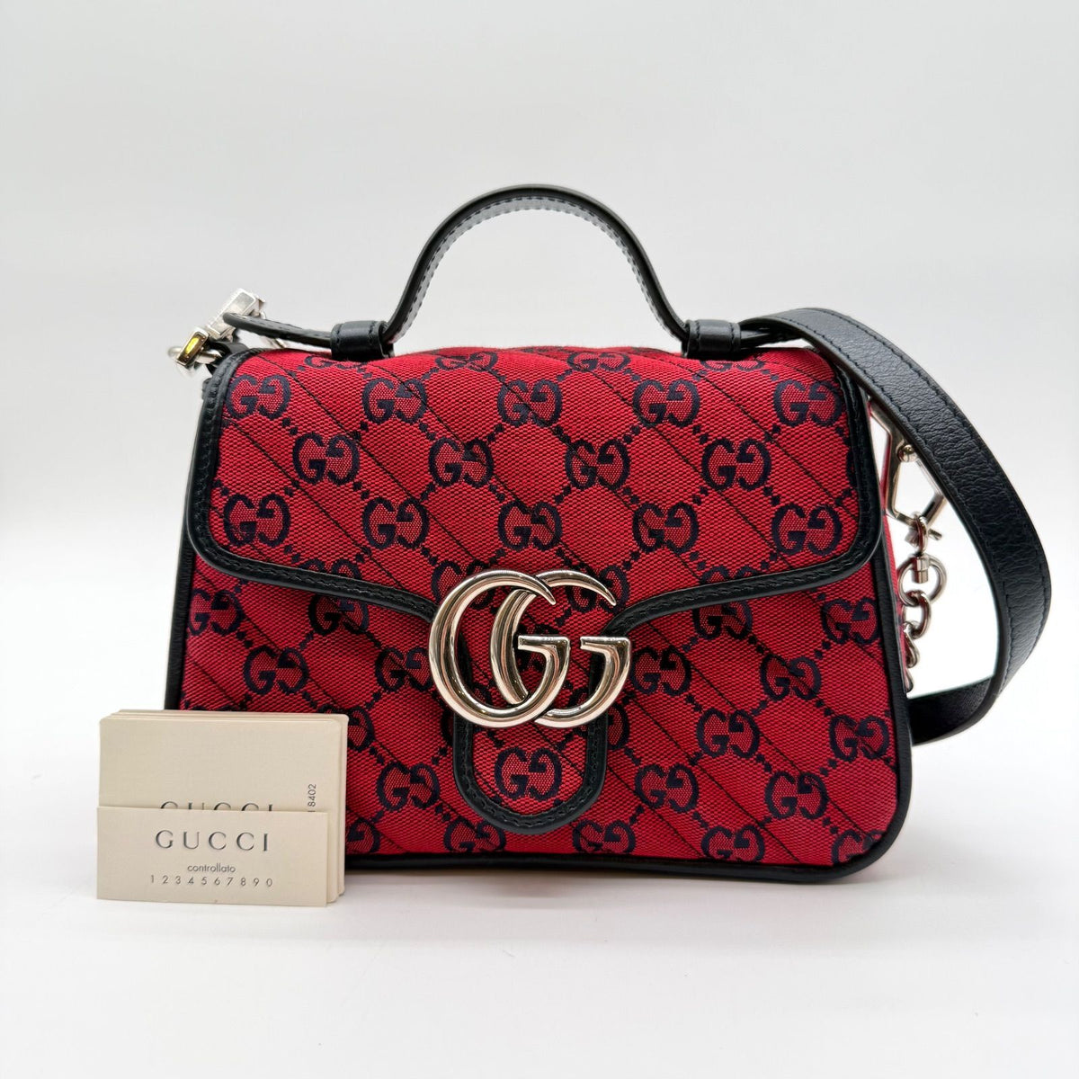Gucci GG Marmont Canvas Top Handle