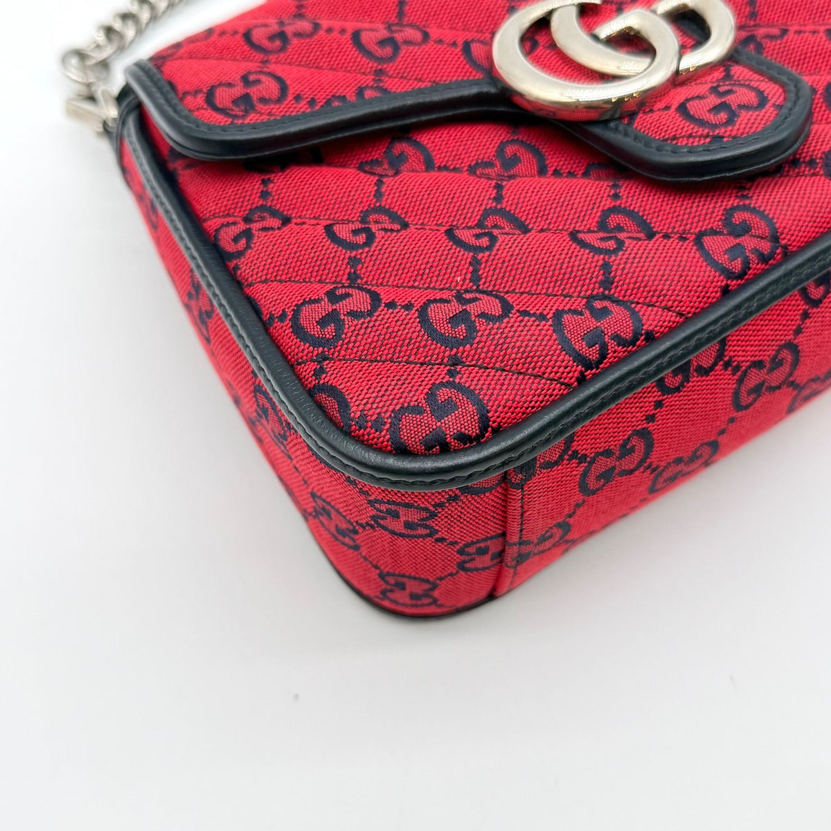 Gucci GG Marmont Canvas Top Handle — view 7