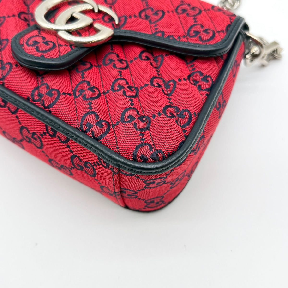 Gucci GG Marmont Canvas Top Handle — view 8