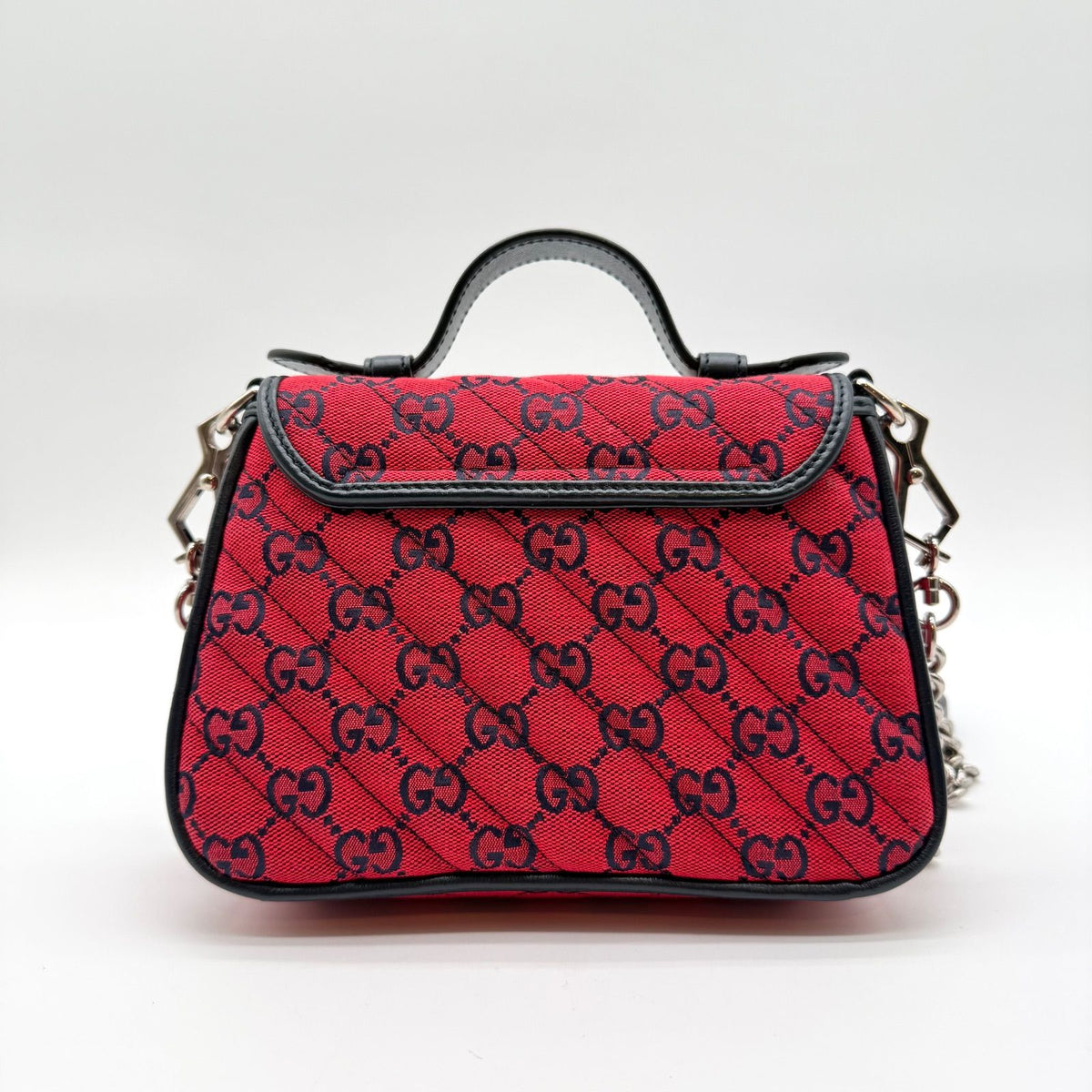 Gucci GG Marmont Canvas Top Handle — view 2